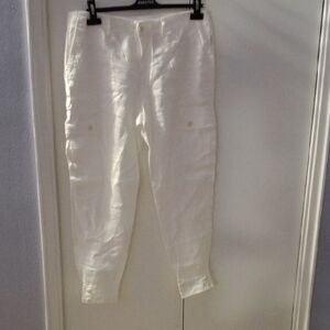 Ralph Lauren Women's Cream Cargo Pants